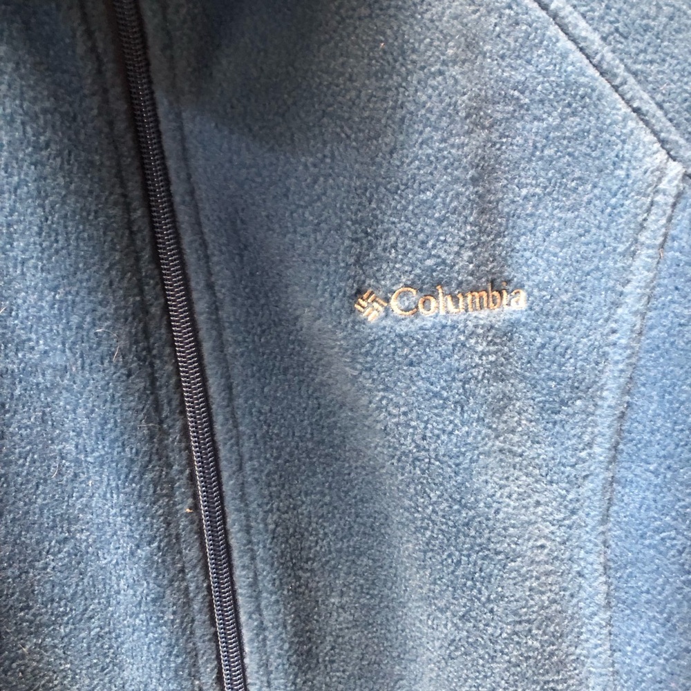 NWOT Columbia Blue Fleece Jacket - Picture 2 of 9